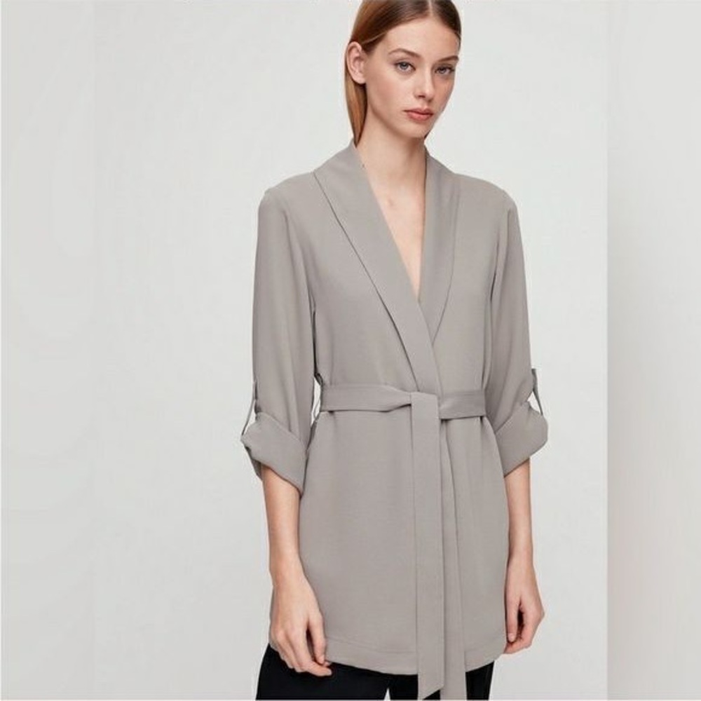 Aritzia Babaton Kahlo Robe Mid-Length